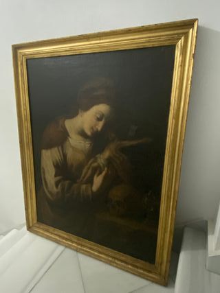 Cuadro antiguo de María Magdalena (S.XVIII)