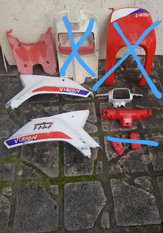 Juego de plásticos Honda Vision 50