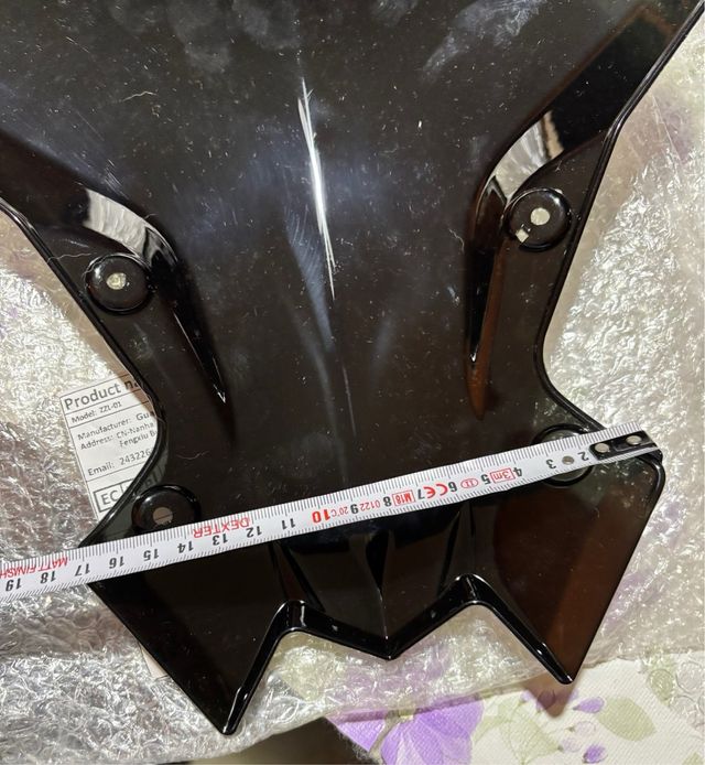 Cúpula negra Kawasaki Z900