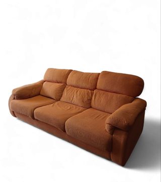 Sofá 3 plazas naranja - 214cm