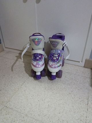 Patines infantiles 4 ruedas -talla 34