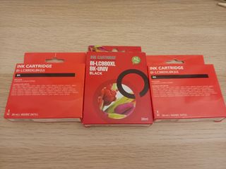 Tinta NEGRA compatible para Brother LC980BK LC