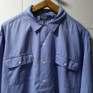 Camisa Polo Ralph Lauren seda lino y algodon