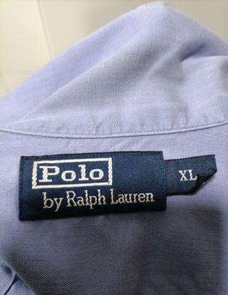 Camisa Polo Ralph Lauren seda lino y algodon