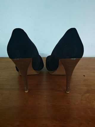 Tacones negros Zara 36