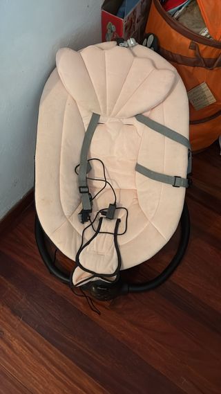 Hamaca bebé eléctrica rosa