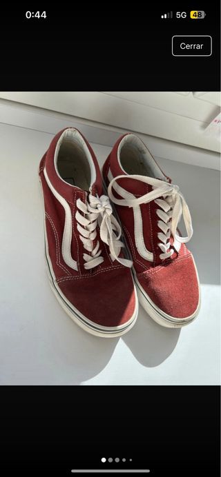 Zapatillas Vans Old Skool rojas