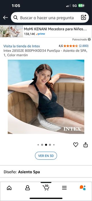 Spa Hinchable Intex PureSpa