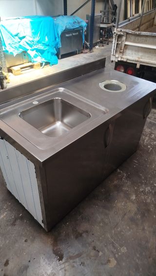 Fregadero industrial puertas