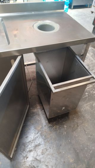 Fregadero industrial puertas