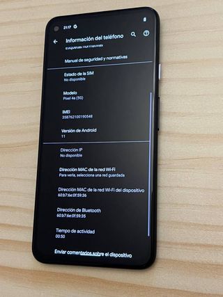 Google Pixel 4a 5G - Negro