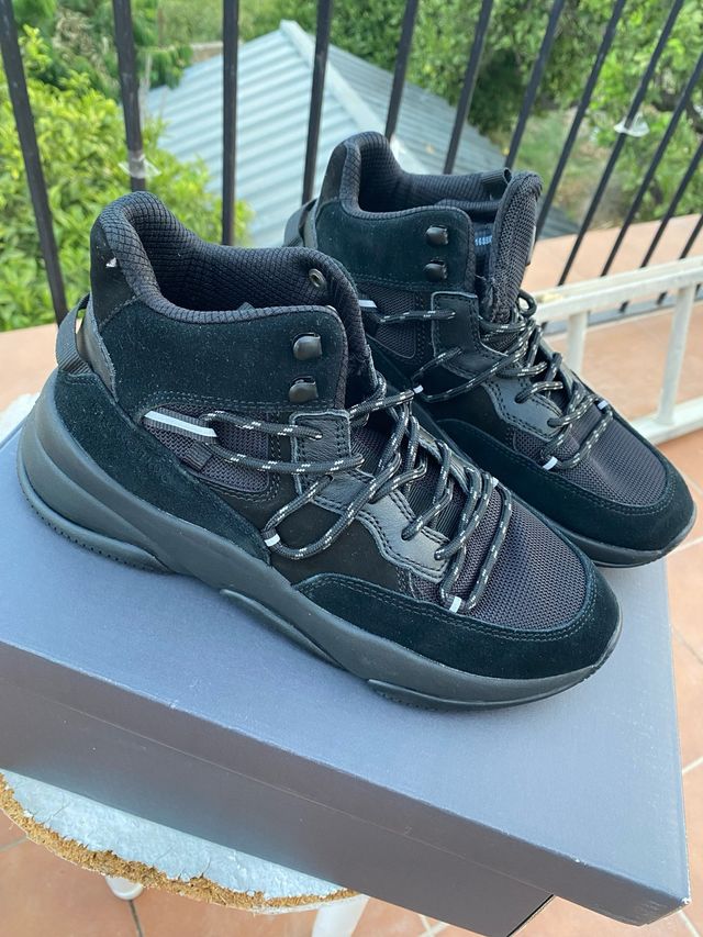 Zapatillas Marc O'Polo caña alta mujer negras - 38