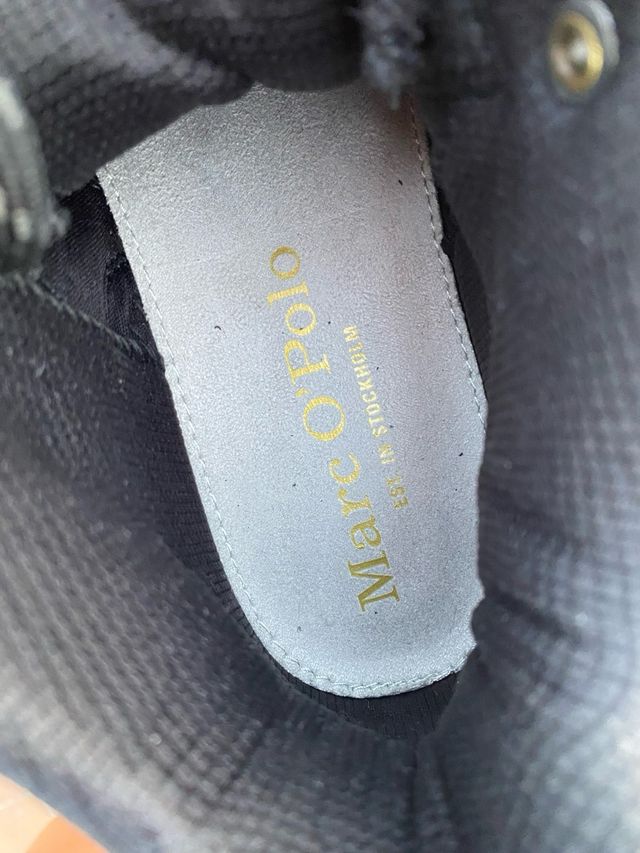 Zapatillas Marc O'Polo caña alta mujer negras - 38