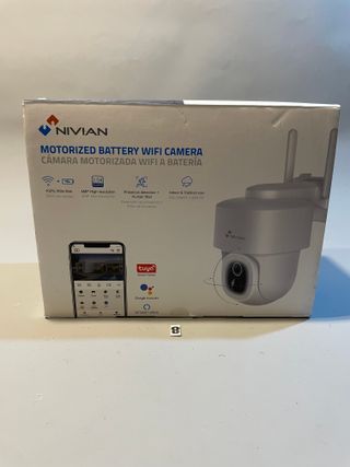 Cámara WiFi NIVIAN Exterior 2.5K Solar