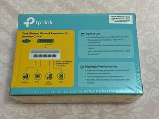 Switch TP-Link TL-SF1005D 5 puertos 10/100
