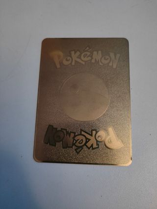 Carta Pokémon Pikachu - Metálica