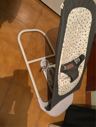 Hamaca Bebé - estrellas grises