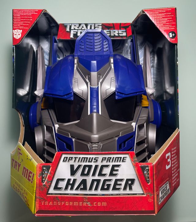 Máscara Optimus Prime - Cambiador de Voz