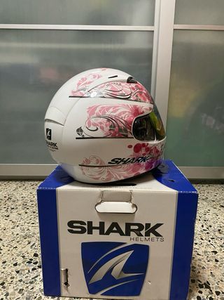 Casco moto Shark mujer floral
