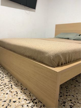 Cama Ikea Malm 160x200 -madera