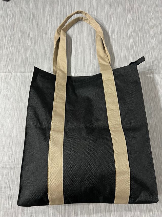 Borsa tote beige&nera