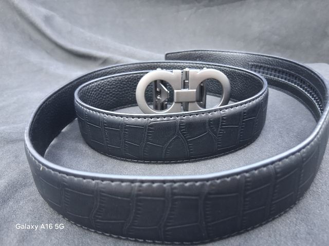 Cinturón Salvatore Ferragamo - Negro y Gris