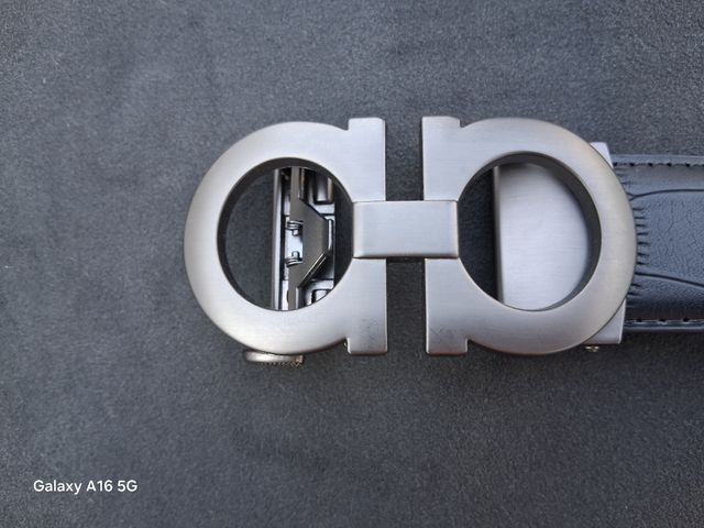 Cinturón Salvatore Ferragamo - Negro y Gris