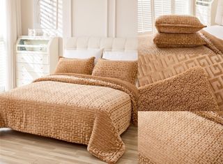 Edredón borreguo para invierno