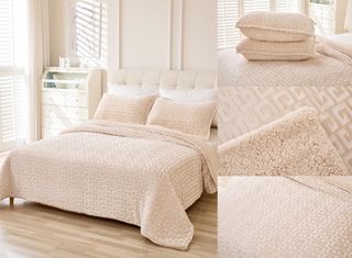 Edredón borreguo para invierno