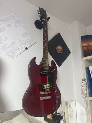 Guitarra eléctrica SG roja