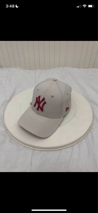 Gorra New Era NY Yankees Beige-Rojo