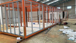 Plano casa prefabricada 130m2