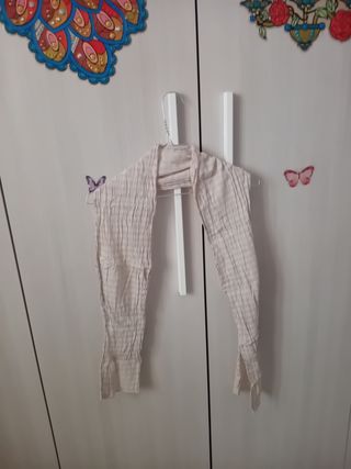 Stole vintage misto lino/cotone 2pz