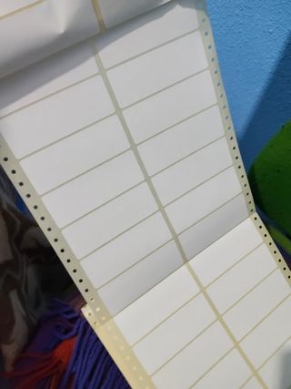 Pegatinas para impresora - 4000 unid.