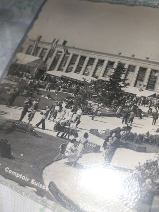 ORDENADORES Postal antigua 1947  Comptoir Suisse