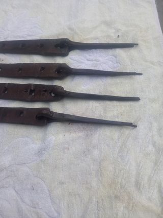 4 Bisagras Antiguas - Herrería