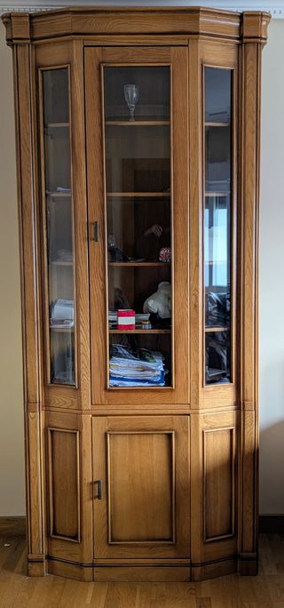 Vitrina madera maciza
