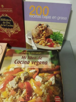 5 Libros Cocina variados x 4€