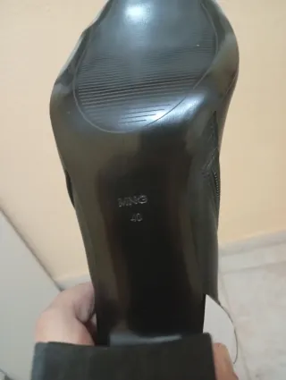 Botas altas de piel- Mango