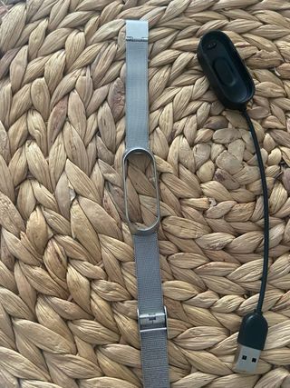 Xiaomi Mi Band 4: Correa metal + cargador