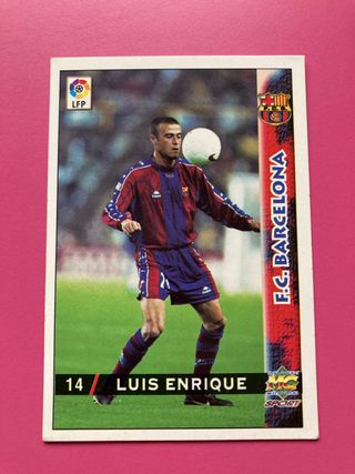 Cromo Luis Enrique F.C. Barcelona