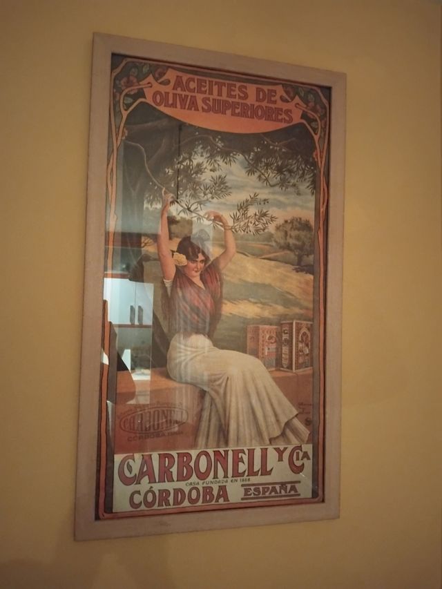 Lámina Carbonell antigua, precioso cuadro.