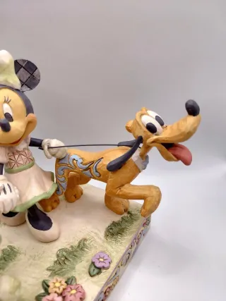Figura Disney Traditions Mickey, Minnie y Pluto
