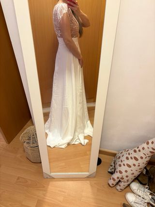 Vestido novia boho chic