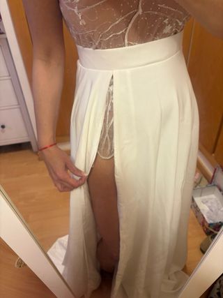 Vestido novia boho chic