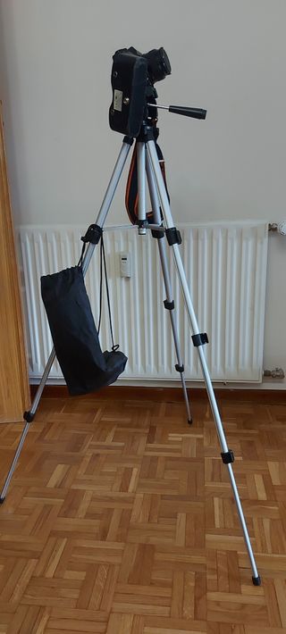 Canon AE-1: Cámara réflex + accesorios