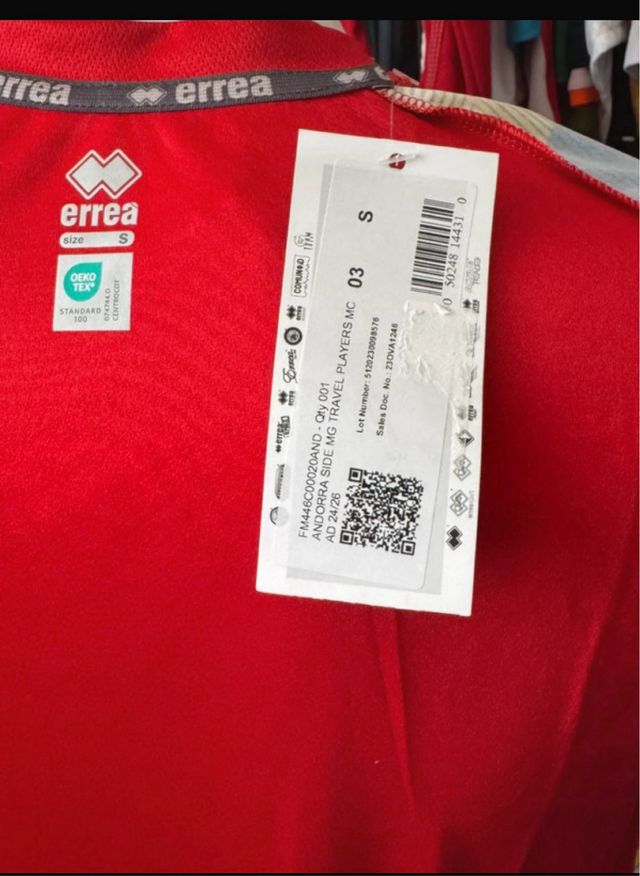 Maglia Training Andorra Errea Size S