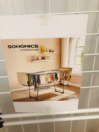 Tendedero SONGMICS plegable blanco