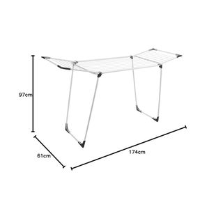 Tendedero SONGMICS plegable blanco