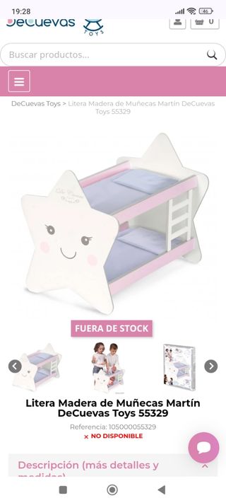Litera Muñecas DeCuevas Toys 55329